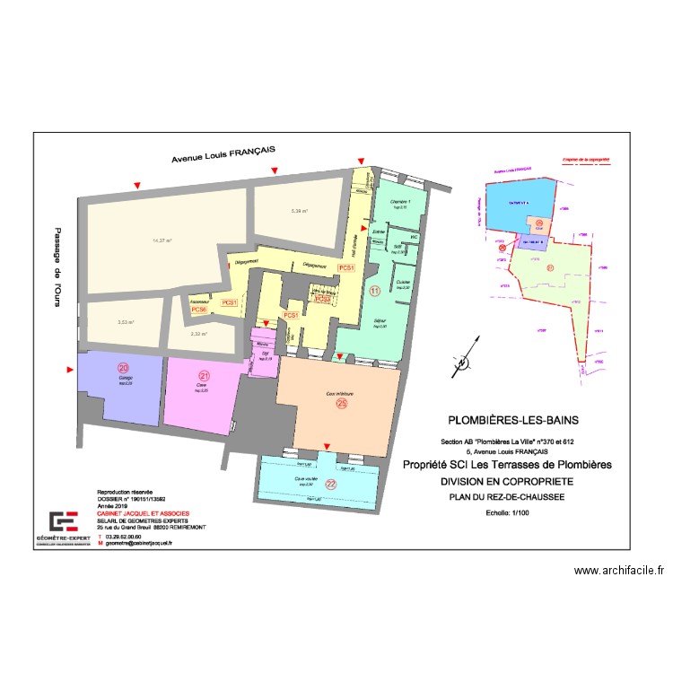 Plombieres RDC1. Plan de 0 pièce et 0 m2