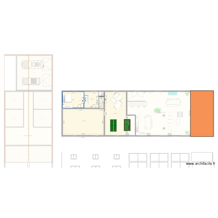 Villa Tarzan 41 test. Plan de 31 pièces et 675 m2