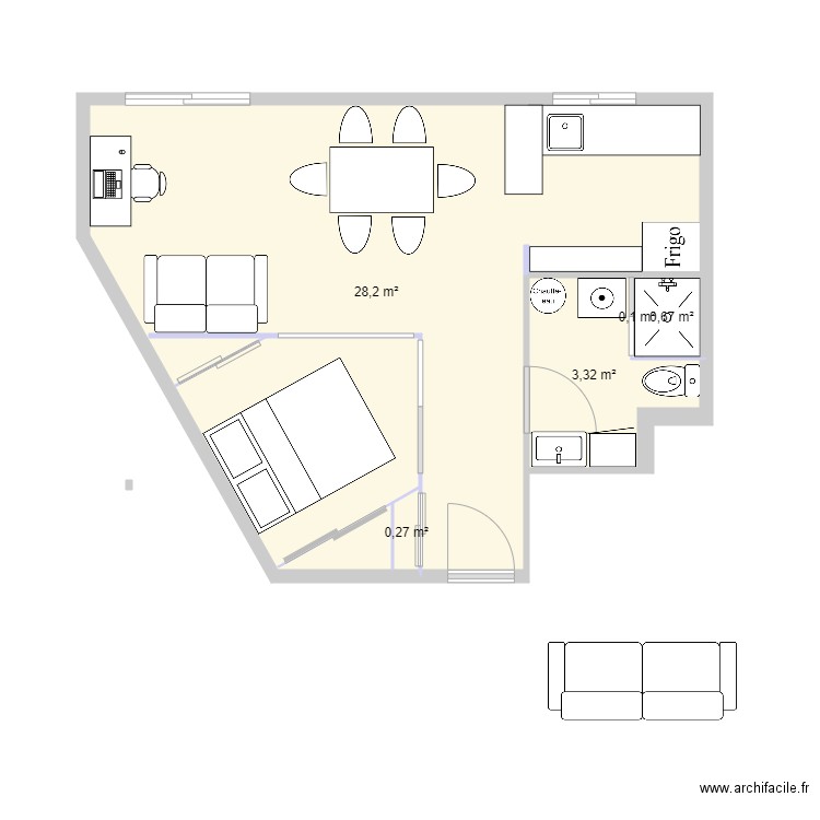 Appartement Nice projet 1. Plan de 0 pièce et 0 m2