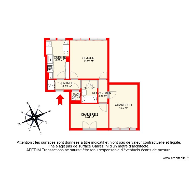 BI 6774 . Plan de 0 pièce et 0 m2