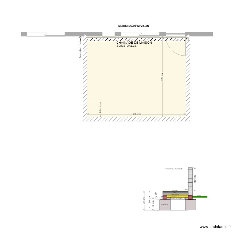 MOUNIS LIAISON. Plan de 0 pièce et 0 m2