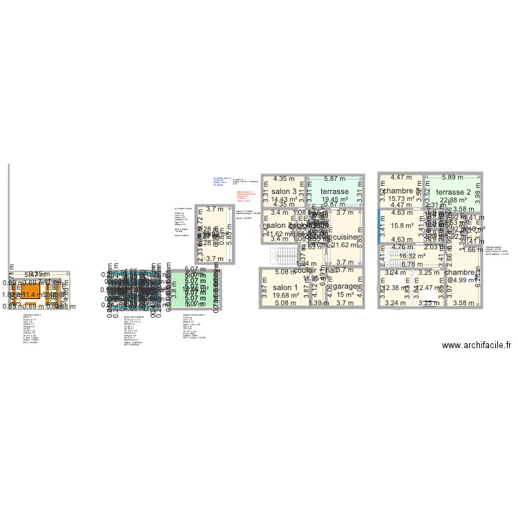 villa hchem. Plan de 0 pièce et 0 m2