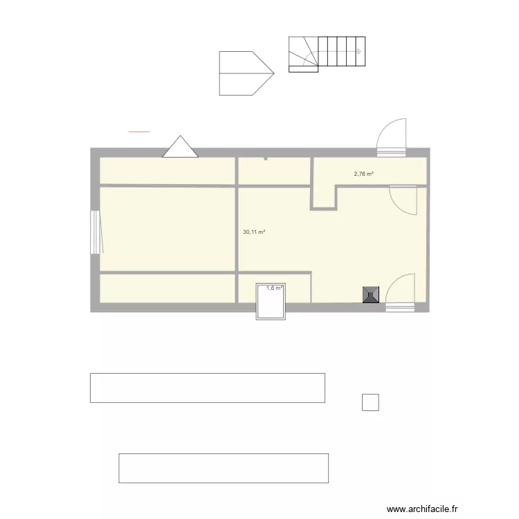 EXTENSION NORD ETAGE. Plan de EXTENSION NORD ETAGE. Plan de