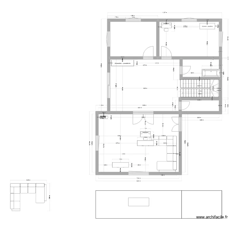BOULGHAR RDC. Plan de 