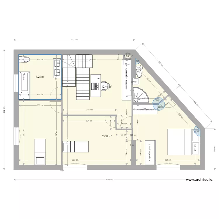 ETAGE 1 opt 4. Plan de 
