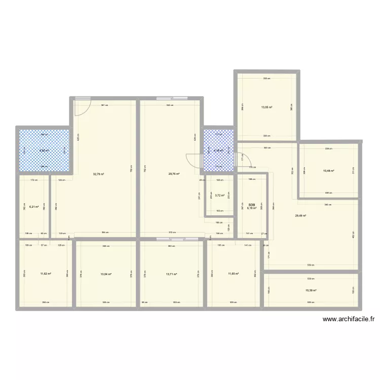 ROYAL MODIF T2 / T3 +2. Plan de 