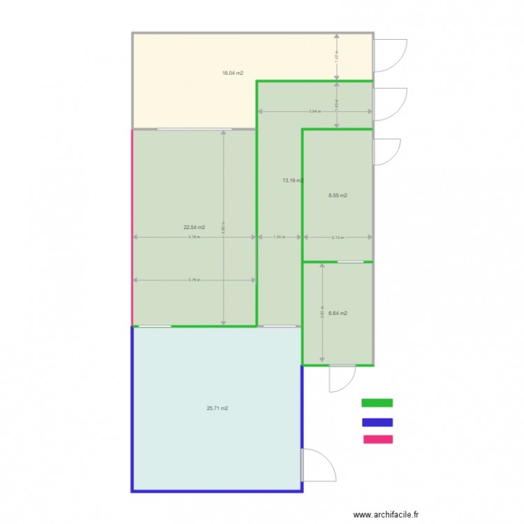 sas hygiéne 2. Plan de 0 pièce et 0 m2