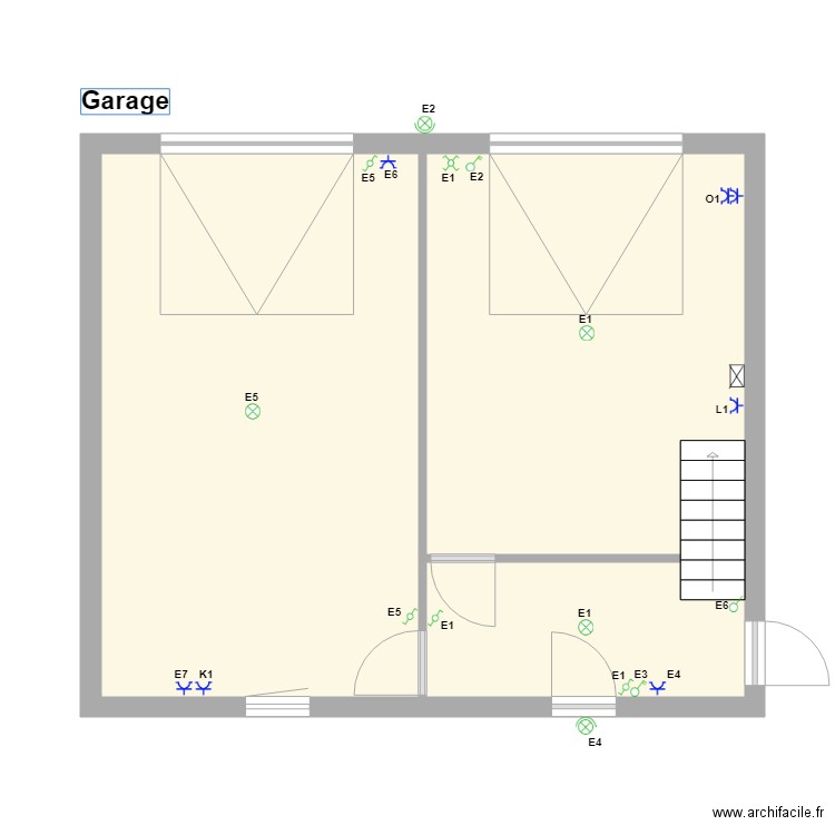 Garage mons. Plan de 0 pièce et 0 m2