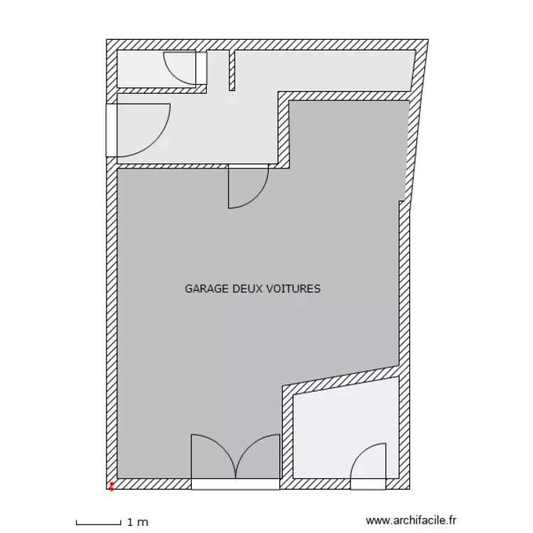 Pourquier Garage. Plan de 