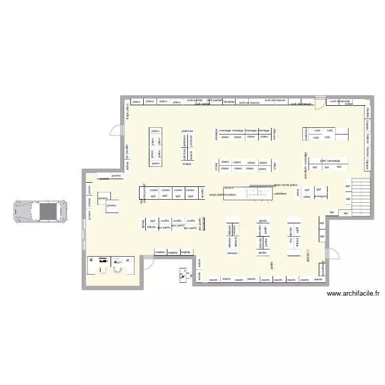 Saint R&eacute;my de Provence. Plan de 