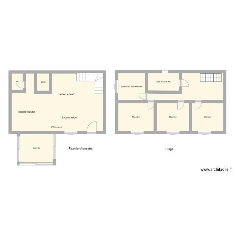 GR4221. Plan de 10 pièces et 112 m2