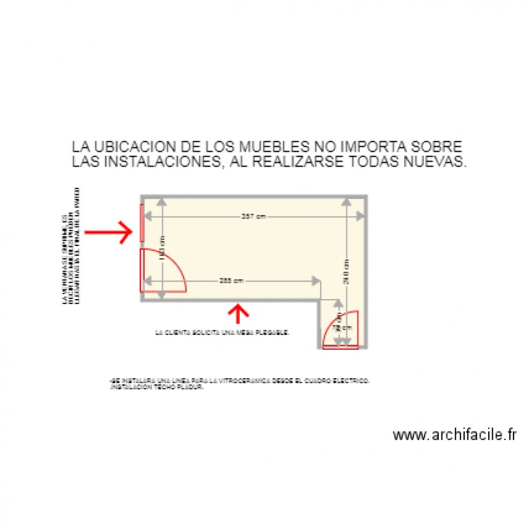 SRA ANA LOPEZ COCINA. Plan de 0 pièce et 0 m2