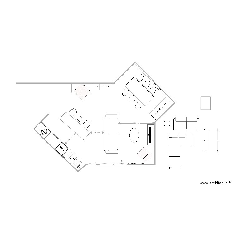 salon Djo. Plan de 0 pièce et 0 m2