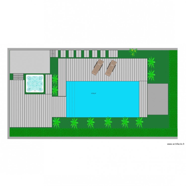 piscine 2018 Plan B. Plan de 0 pièce et 0 m2