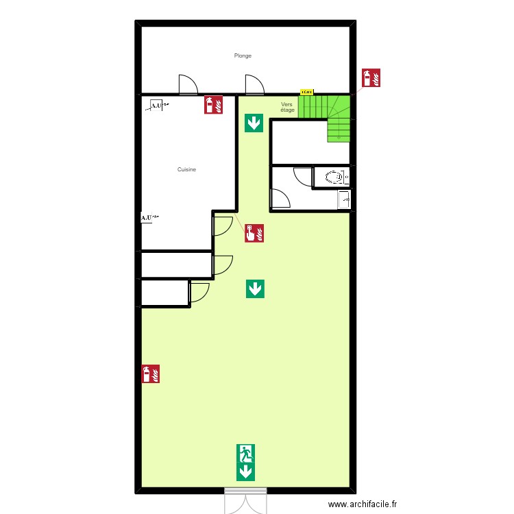 La Plage - RdC. Plan de 0 pièce et 0 m2