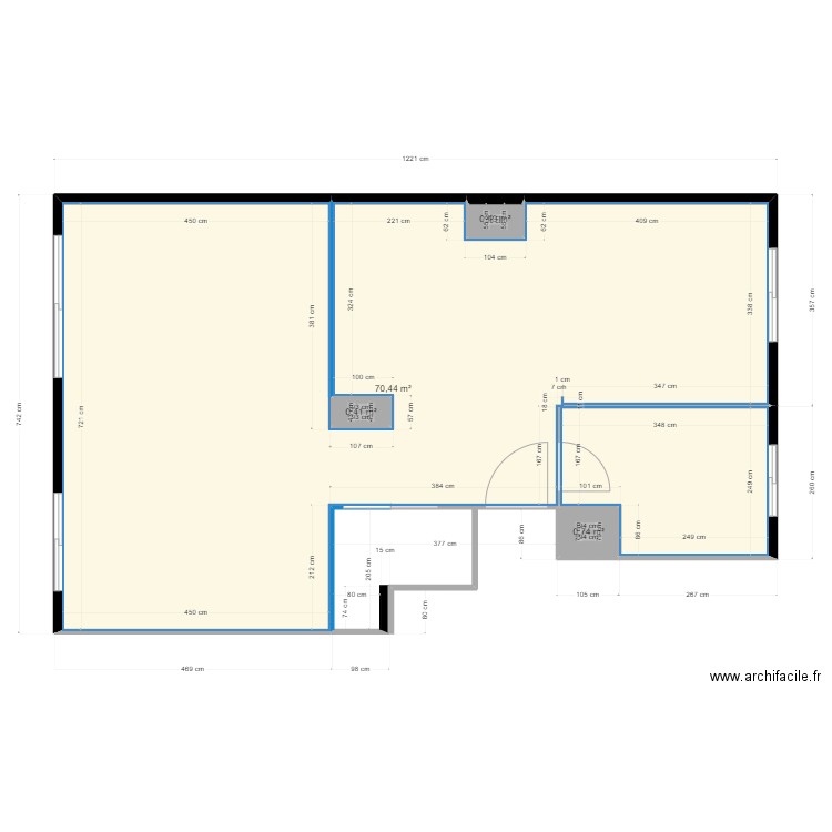 49 av de la Croix des Gardes A. Plan de 4 pièces et 72 m2