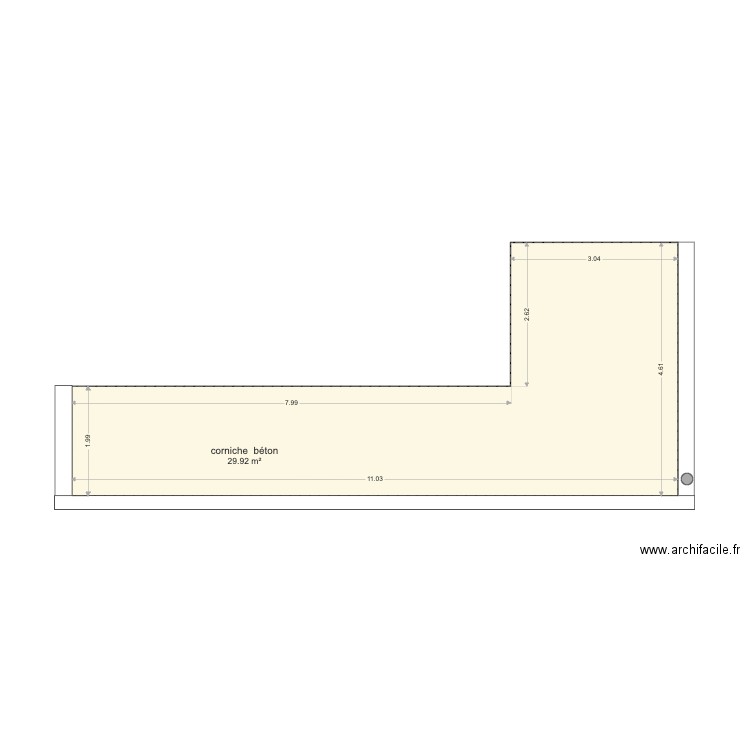 véto  la corniche. Plan de 0 pièce et 0 m2