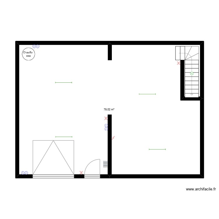 PLAN SOUS SOL. Plan de 0 pièce et 0 m2