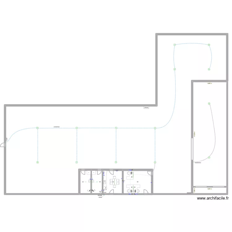 Espace Evolutif. Plan de 6  et 959 m²