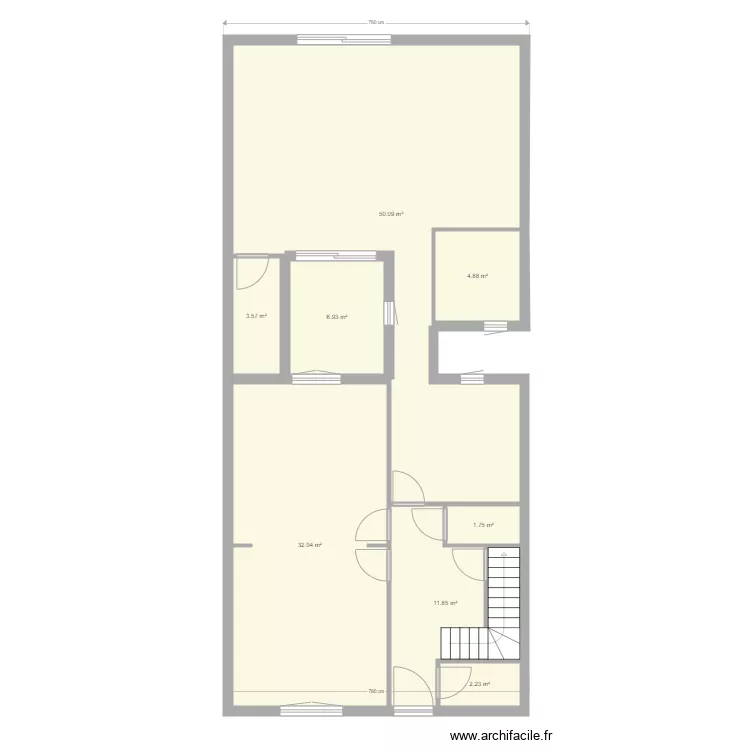 Existant. Plan de Existant. Plan de