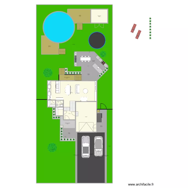 828 Madrigal ext&eacute;rieur mars 2022 hors terre. Plan de 