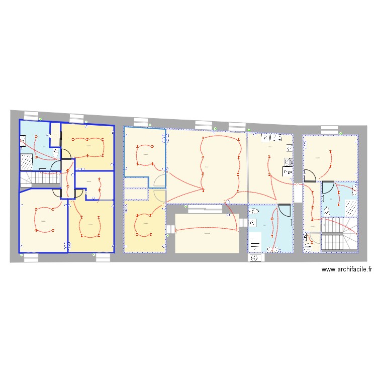 erwan sch r+1. Plan de 0 pièce et 0 m2