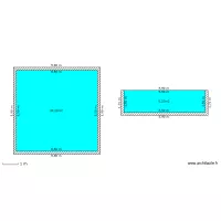 piscine 5.5X5.5 m