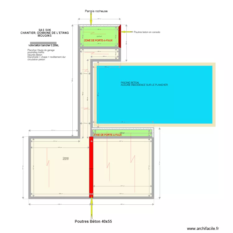 SVK MOUGINS. Plan de 