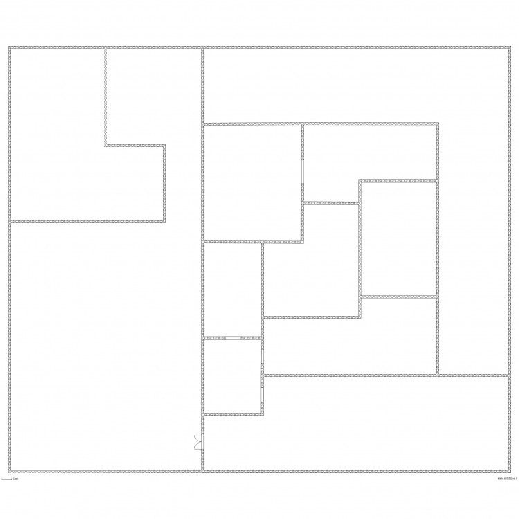 Musée. Plan de 0 pièce et 0 m2