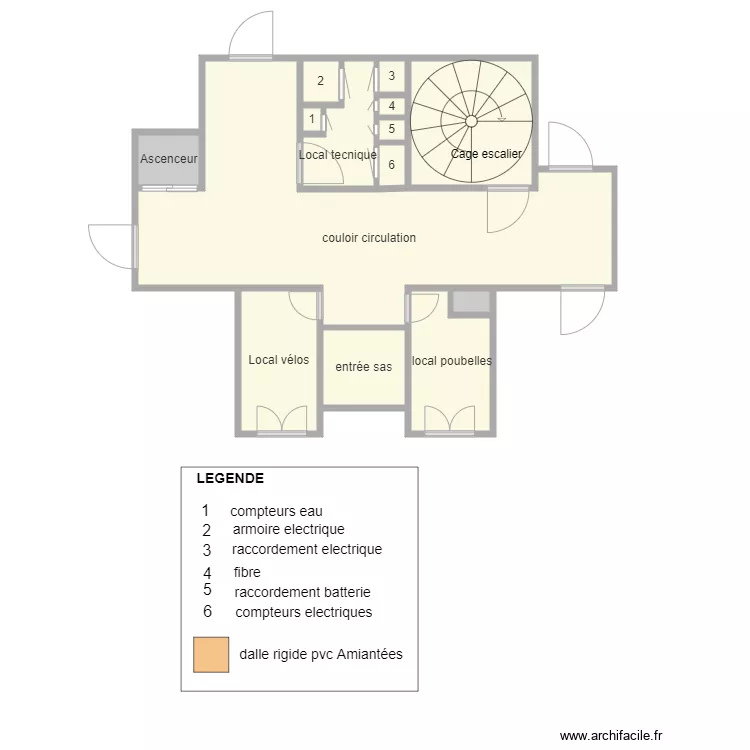 Parties communes Rdc. Plan de Parties communes Rdc. Plan de