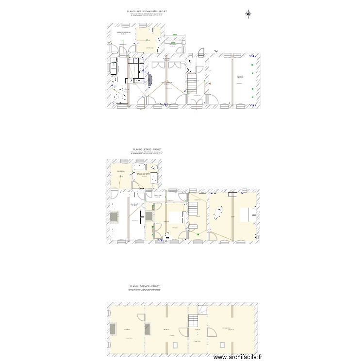 Route de l Abbaye  PROJET 2. Plan de 0 pièce et 0 m2