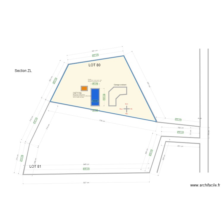 PISCINE 2. Plan de 0 pièce et 0 m2