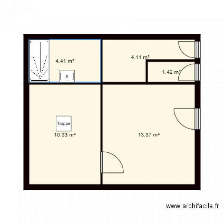 CRETON. Plan de 0 pièce et 0 m2