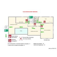 Plan évacuation général Terrasse