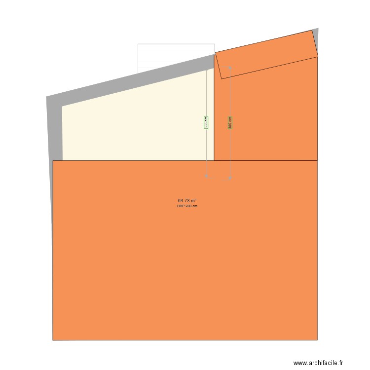 desert. Plan de 0 pièce et 0 m2