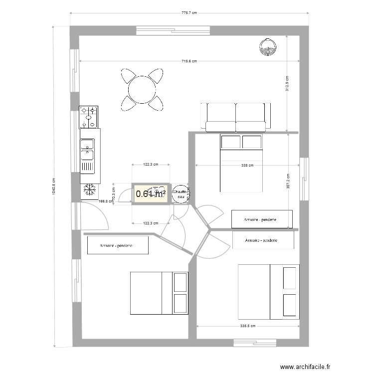 2 version rez de jardin a. Plan de 0 pièce et 0 m2