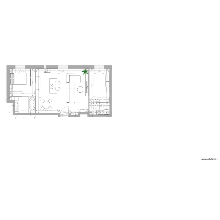 18 quinto piano. Plan de 