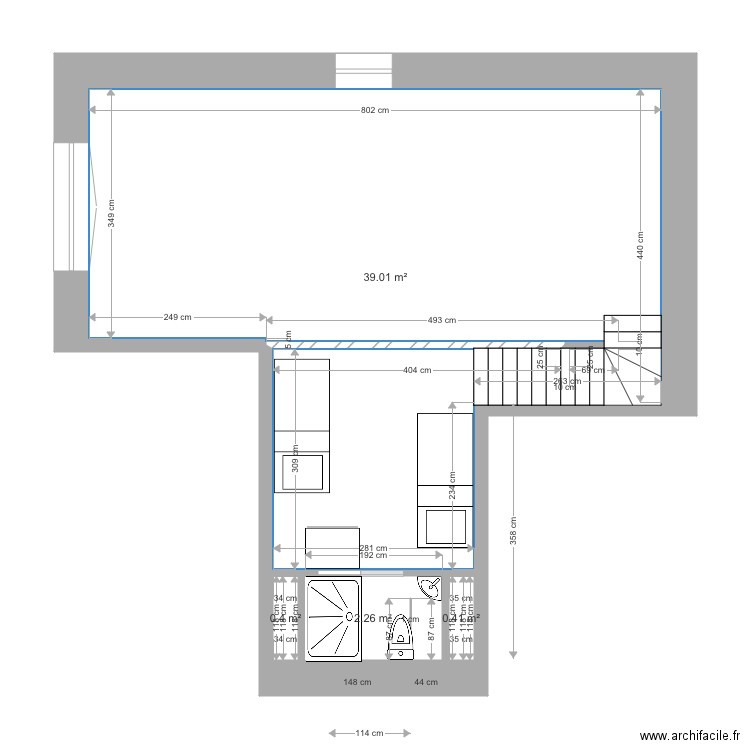 Mez Quimiac V1. Plan de 0 pièce et 0 m2