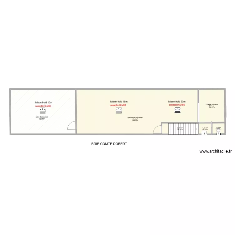 CLIM BRIE COMTE ROBERT. Plan de 
