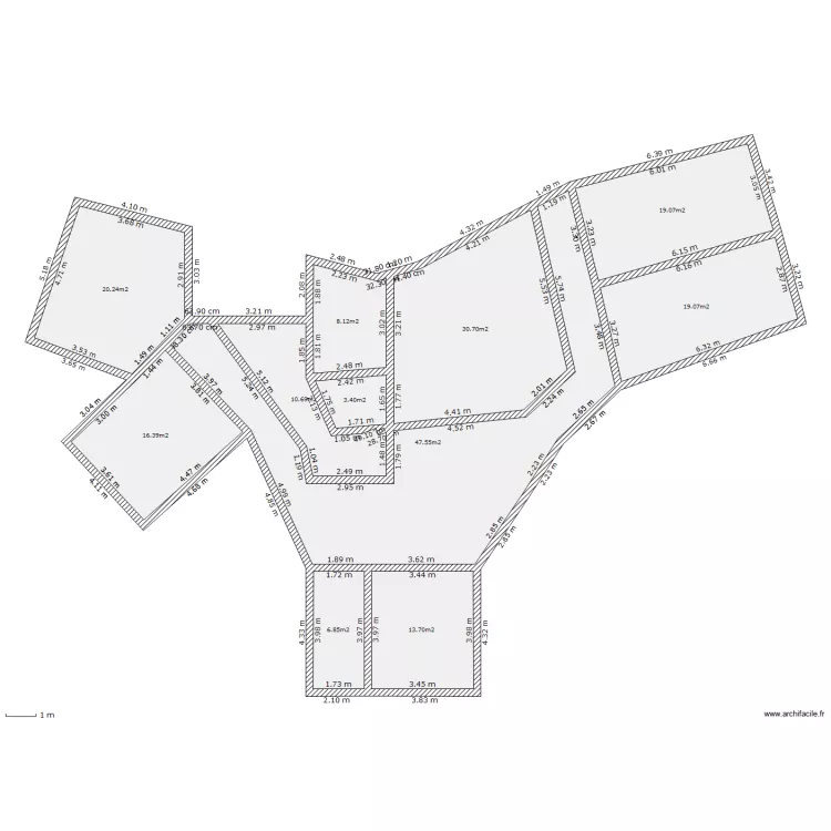 maison sous sol. Plan de 