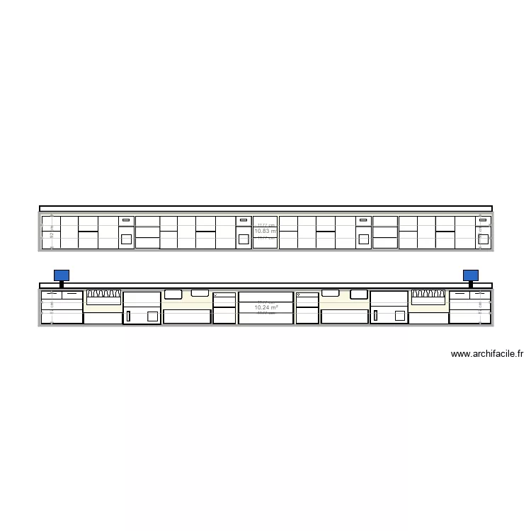 bar velodrome. Plan de 