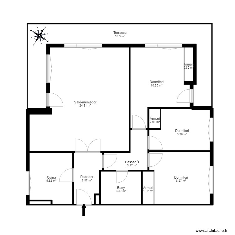 PRAT DE LA MOLA ESC C 3 1 ARINSAL. Plan de 0 pièce et 0 m2