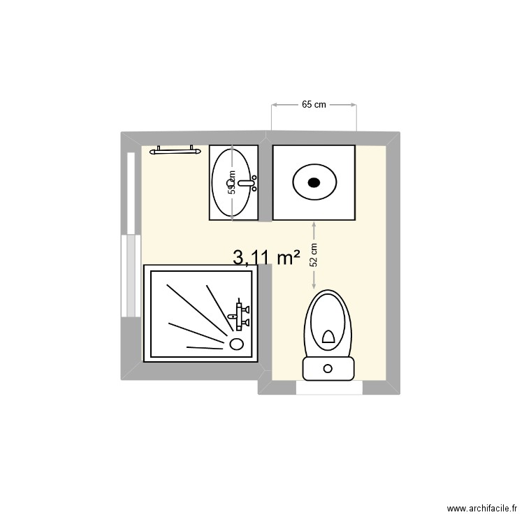 sdb2.2. Plan de 0 pièce et 0 m2