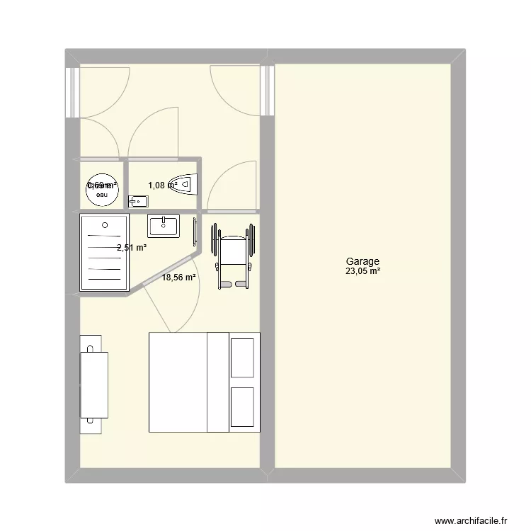 GARAGE 2. Plan de GARAGE 2. Plan de