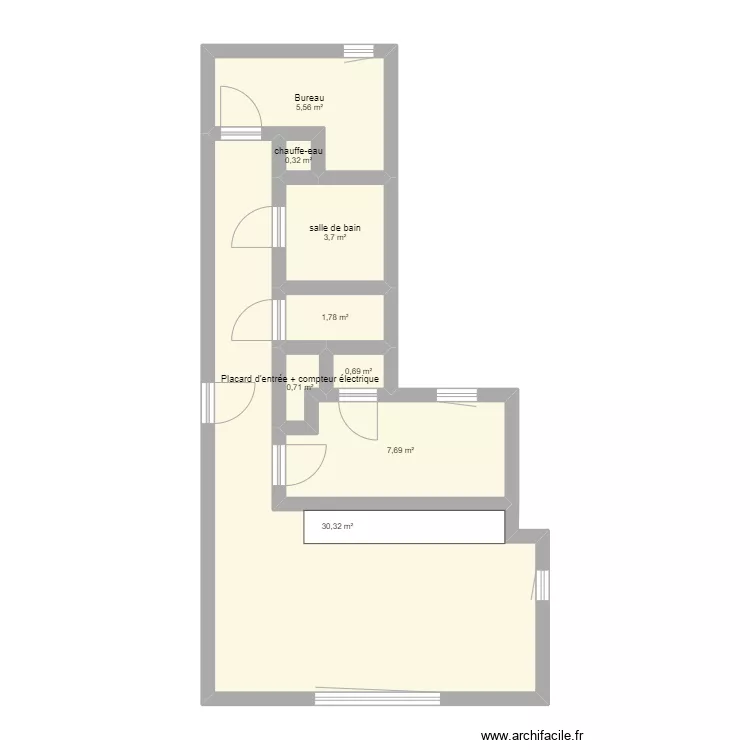 Appartement. Plan de Appartement. Plan de
