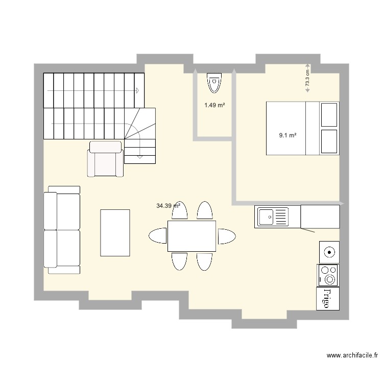 DALU R1 option duplex v2. Plan de 0 pièce et 0 m2