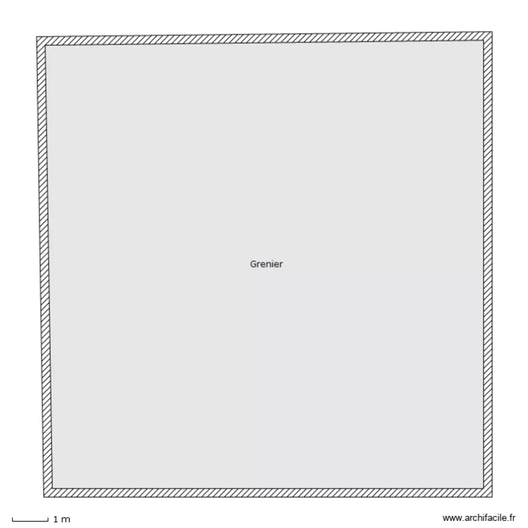 CZAK Grenier. Plan de 