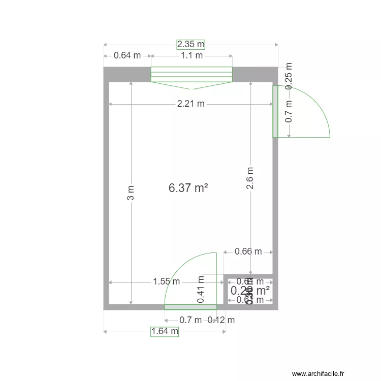 COUDRAY cotes. Plan de 