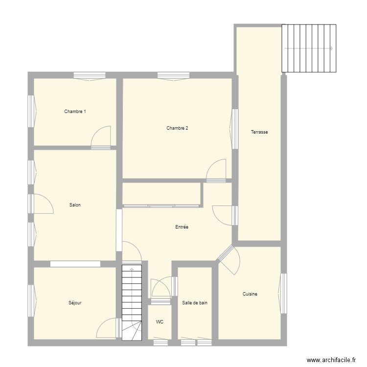 Croquis PRIOUX. Plan de 0 pièce et 0 m2