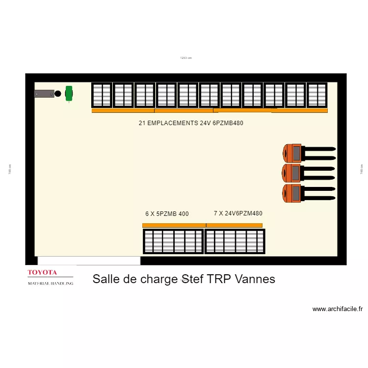 STEF TRP VANNES. Plan de 